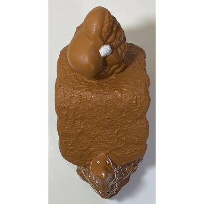 Brown & White Ceramic House Christmas Wreath Tree Snow Santa Claus Holidays