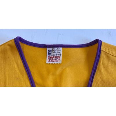 Lions Club Champion Size M Cloth Vest Gold Purple Neighborhood Volunteers