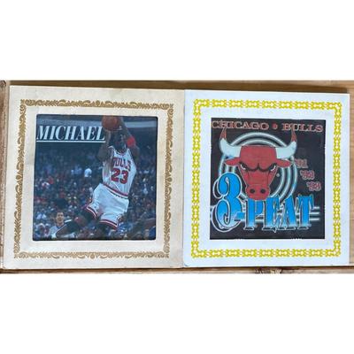 Michael Jordan & Chicago Bulls 3 Peat Framed Art Prints NBA Basketball Tarheels