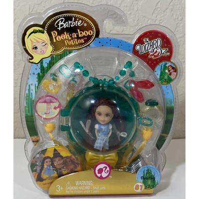 Barbie Peek-a-boo Petites Wizard of Oz Dorothy Doll Mattel 2008 Brand New
