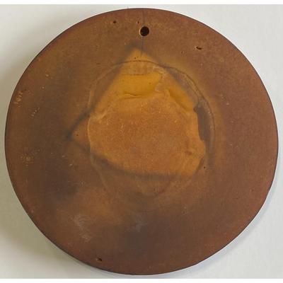 Vintage Phi Epsilon Kappa Wooden Crest Round Brown Fraternity Phys Ed Sports