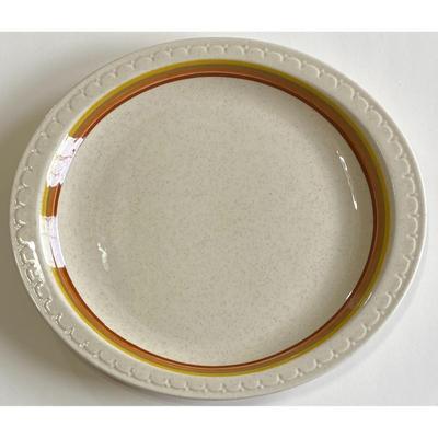 3 Vintage Syracuse 12-A Palomino China Oval Dinner Plates 12-A Yellow Orange