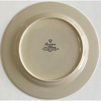 3 Vintage Bandolero Sienna Fine Stoneware Oven To Table Dinner Plates Japan