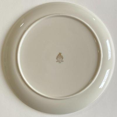 4 Pickard Brown Rose China Dinner Plates Flower Floral 1101 Made in U.S.A. - B