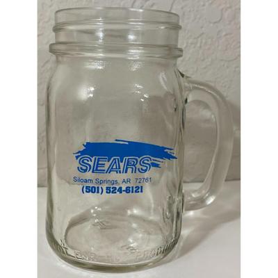 Sears Mug Siloam Springs, AR Arkansas Mason Jar Appliances Service Repair