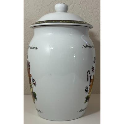 A Christmas Story Fine Translucent Porcelain Cookie Jar Susan Winget Portmeirion