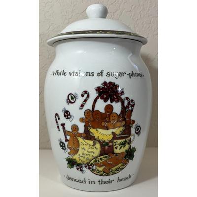 A Christmas Story Fine Translucent Porcelain Cookie Jar Susan Winget Portmeirion