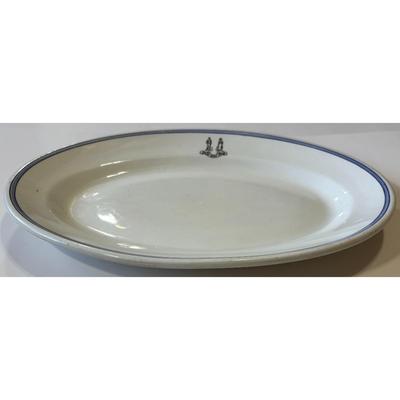 Brockton Campello Massachusetts MA Walk-Over Club Platter Mitchell Woodbury Co.