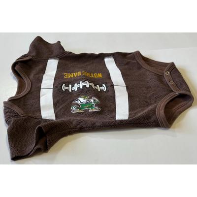 Notre Dame Football Baby Romper - Size 6 / 9 M medium - NCAA Sports South Bend