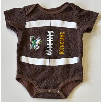Notre Dame Football Baby Romper - Size 6 / 9 M medium - NCAA Sports South Bend