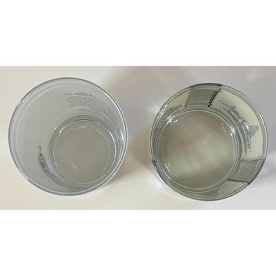 Vintage Texas 150 Anniversary Oil Cable Tool Drilling Rig Glasses Permian Basin