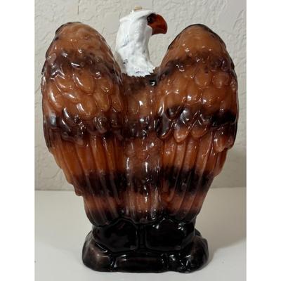 Bald Eagle Wax Candle America Patriotic Americana Brown White Glossy Unused