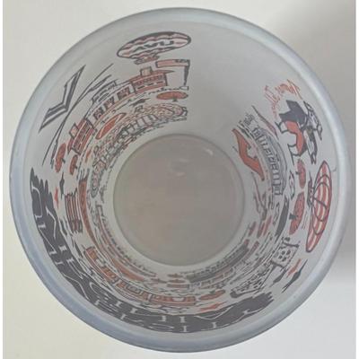 Vintage University of Virginia Frosted Glass Cavaliers Charlottesville Football