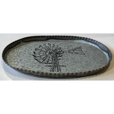 Vintage Flint & Walling Mfg. Co. Metal Tray Kendallville Indiana Advertising