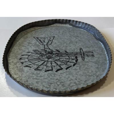 Vintage Flint & Walling Mfg. Co. Metal Tray Kendallville Indiana Advertising