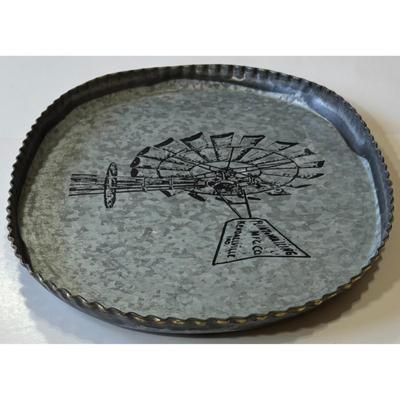 Vintage Flint & Walling Mfg. Co. Metal Tray Kendallville Indiana Advertising