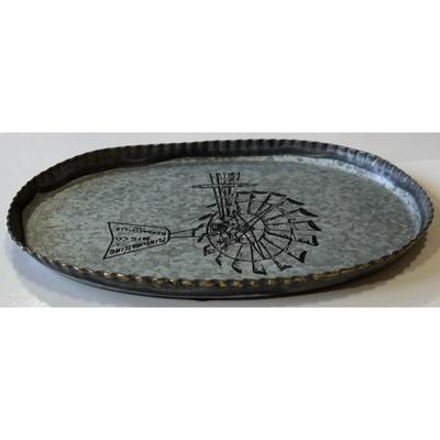 Vintage Flint & Walling Mfg. Co. Metal Tray Kendallville Indiana Advertising