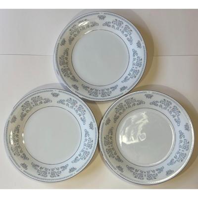 3 Liling Dorchester Fine China Dinner Plates Yung Shen