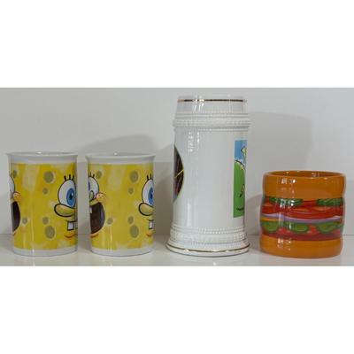 Plankenstein, Krabby Patty & SpongeBob Squarepants Mugs Plankton Nickelodeon