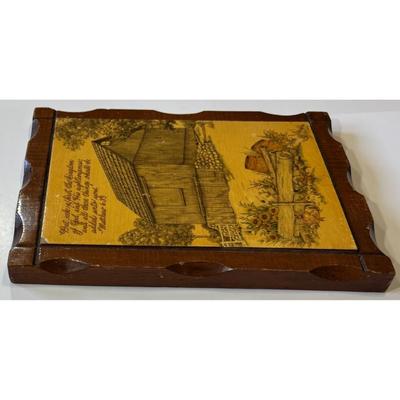 Vintage Wood Christian Religious Matthew 6:33 Wall Plaque Jesus God Farm Barn