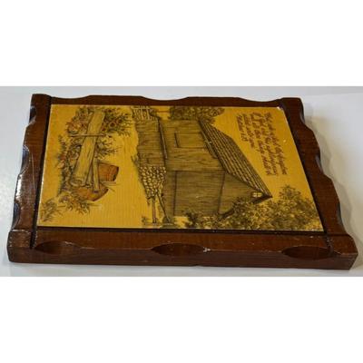 Vintage Wood Christian Religious Matthew 6:33 Wall Plaque Jesus God Farm Barn