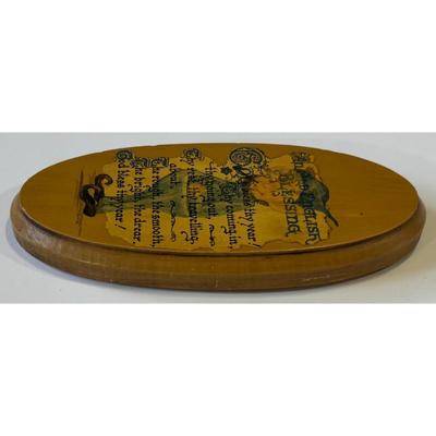 An Old English Blessing Wood Plaque Elf Wall Mounted Ready To Hang