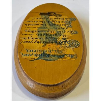 An Old English Blessing Wood Plaque Elf Wall Mounted Ready To Hang
