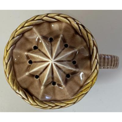 Vintage Tilso Brown Ceramic Juice Squeezer Made Japan 52 / 971 MCM Mid Century