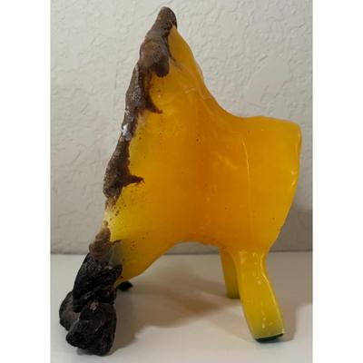 Vintage Virginia's Creations Candle Windmill Farm Fluvanna Texas Wood Branch