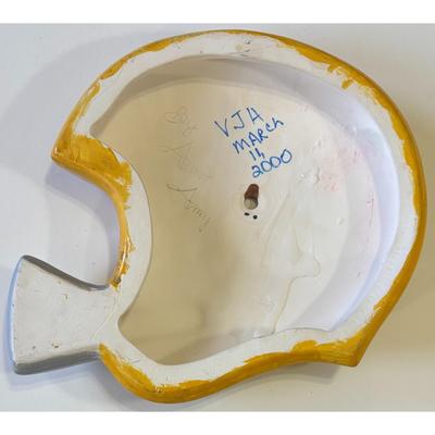 Vintage Ceramic Football Helmet & Clock Face Kit - battery not included