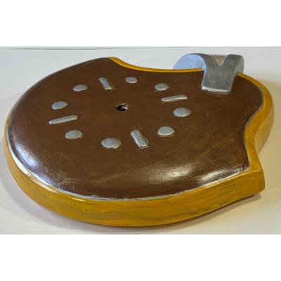 Vintage Ceramic Football Helmet & Clock Face Kit - battery not included