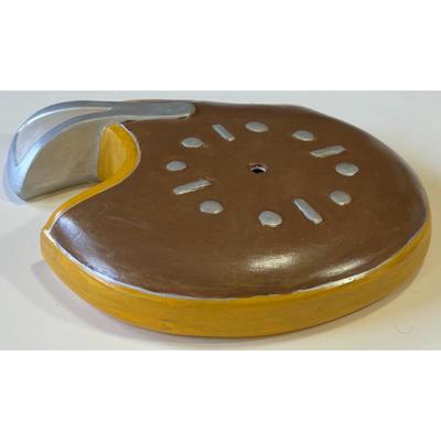 Vintage Ceramic Football Helmet & Clock Face Kit - battery not included