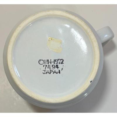 Vintage Train Railroad Mug Made In Japan Great Western Kansas Chicago Burlington