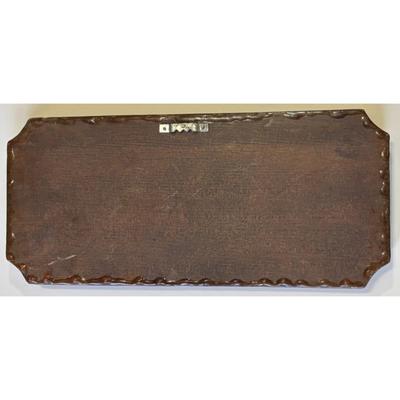 Vintage Wood Plaque Wall Decor Man Woman Horse Buggy Farm Rural Americana