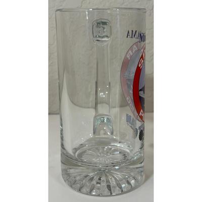 Vintage SPAWAR PMW 156 Titan Linkabit Glass Mug US Navy Warfare NAVWAR San Diego