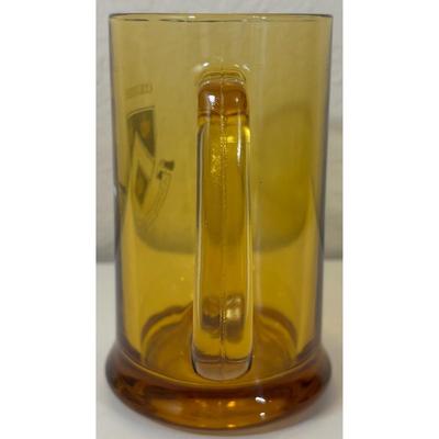 Vintage Columbia University Smoky Brown Mug Coat of Arms Blue White Ivy League