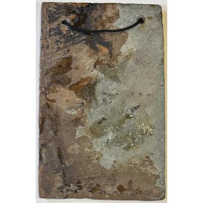 Vintage Stone Plaque Beloved Let Us Love One Another John 4:7 Christian Brown