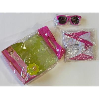 Barbie Superfab Sandals & Beach Pack Size M Medium Sunglasses Beach Ball