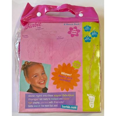 Barbie Superfab Sandals & Beach Pack Size M Medium Sunglasses Beach Ball