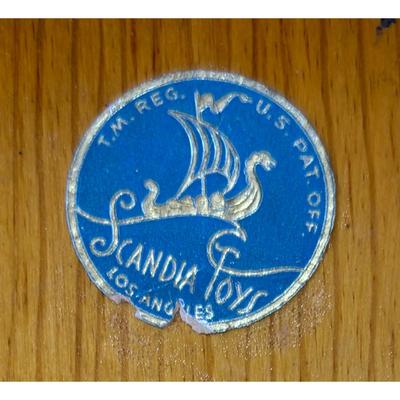 Vintage Wood Mandolin Scandia Toys Los Angeles Pasadena 1940s 1950s Swedish