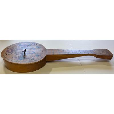 Vintage Wood Mandolin Scandia Toys Los Angeles Pasadena 1940s 1950s Swedish