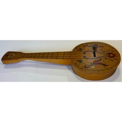 Vintage Wood Mandolin Scandia Toys Los Angeles Pasadena 1940s 1950s Swedish