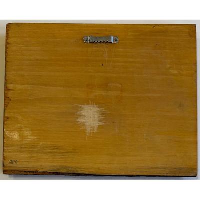 Vintage Wood Hand Carved Howling Wolf Plaque Brown 9" x 7" x .75" Ready To Hang