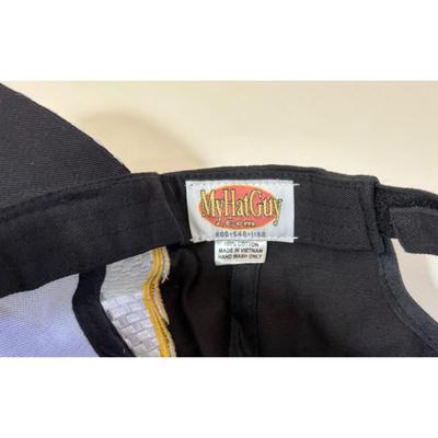 Amarillo Dragway Adjustable Hat Black Gold Checkered Car Racing Track NHRA Texas