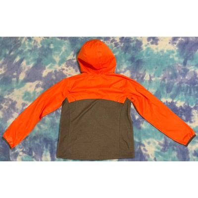 Denver Broncos Youth Medium (10/12) Windbreaker Kangaroo Pocket NFL Orange Blue