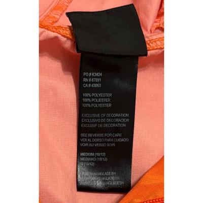 Denver Broncos Youth Medium (10/12) Windbreaker Kangaroo Pocket NFL Orange Blue