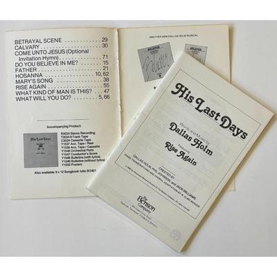 13 Vintage Religious Songbooks Don Francisco Angels Aware Dallas Holm Cam Floria