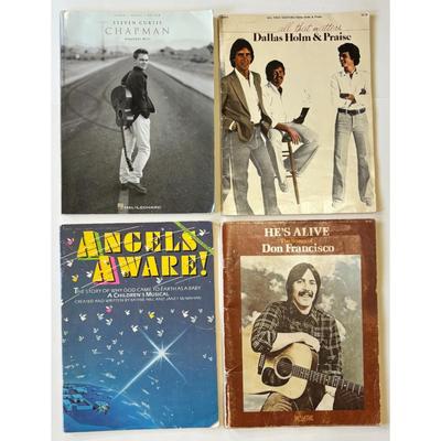 13 Vintage Religious Songbooks Don Francisco Angels Aware Dallas Holm Cam Floria