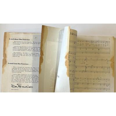 13 Vintage Religious Songbooks Don Francisco Angels Aware Dallas Holm Cam Floria