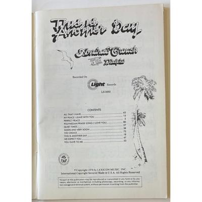 Andrae Crouch and the Disciples: Best Of & This is Another Day Songbooks Lexicon